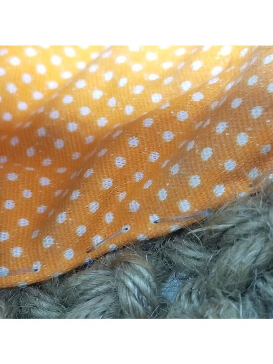 Handmade Macrame Purse Shoulder Bag Fold Over Flap Ceramic Tile Boho Hippie - Picture 6 of 8